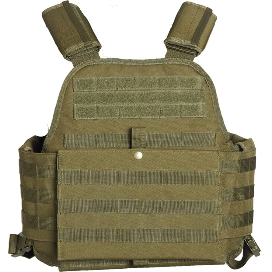 Amazon | Mil-Tec PLATE CARRIER VEST OLIVE DRAB